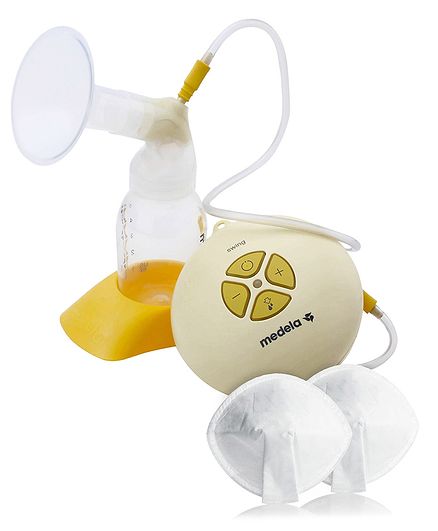 Combo of Medela Swing Fashionable Electric Breastpump & Medela Disposable Bra Pads - 30 Pieces