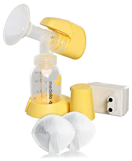 Combo of Medela - Mini Electric Breast Pump & Medela Disposable Bra Pads - 30 Pieces