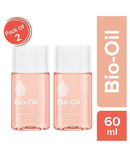 Bio Oil - 60 ml Pack of 2 (Specialist Skin Care Oil - Scars, Stretch Mark, Ageing, Uneven Skin Tone)