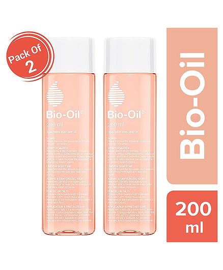 Bio Oil - 200 ml Pack of 2 (Specialist Skin Care Oil - Scars, Stretch Mark, Ageing, Uneven Skin Tone)