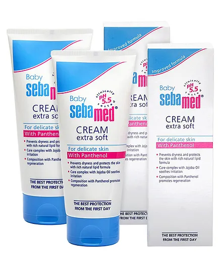 Sebamed Baby Cream Extra Soft - 200 ml (pack of 2)