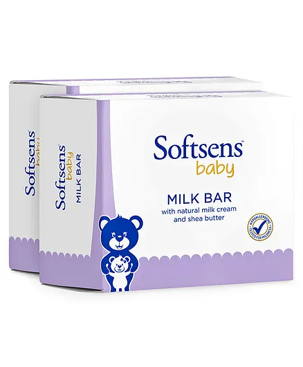 Softsens Baby Milk Bar Soap 100 gm - Pack Of 3-2