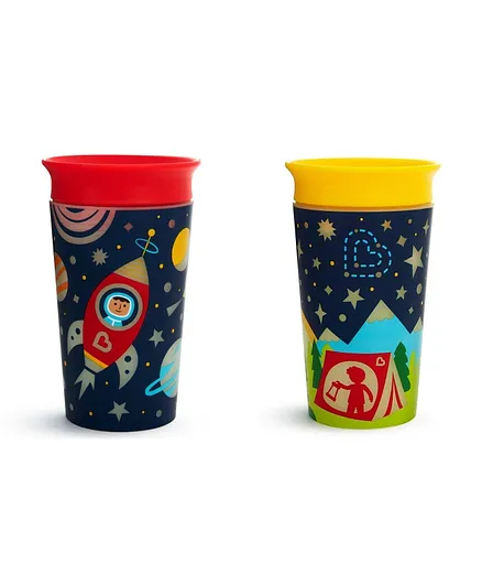 Munchkin Miracle Sipper Cup Blue - 266 ml and Miracle Tumbler Blue - 266 ml