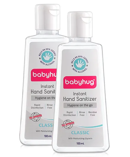 Babyhug Hand Hand Sanitizer Classic 200 ml (100ml - 100ml)