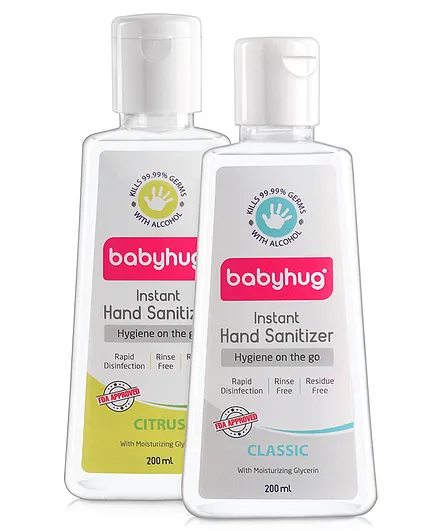 Babyhug Hand Sanitizer Pack of 2 (400ml)