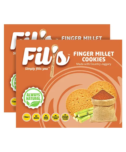 Fil's Finger Millet Cookies - 150 gm Pack Of 2