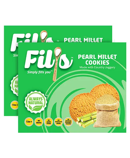 Fil's Pearl Millet Cookies - 150 gm Pack Of 2