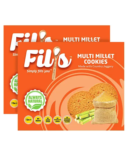 Fil's Multi Millet Cookies - 150 gm Pack Of 2