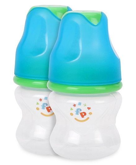 Fisher Price Regular Neck Designer Sterilizable Feeding Bottle 60 ml (Color May Vary) Pack Of 2