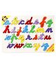 Anindita Toys Cursive Small Alphabets With Thumbcuts Multicolour - 26 Pieces