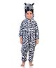 BookMyCostume Full Sleeves Zebra African Animal Fancy Dress Costume - White & Black