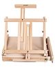 Brustro Artists Portable Tabletop Wooden Sketchbox Easel with Drawer - Brown