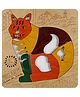 Ekoplay Fritz Katze Wooden Board Puzzle Multicolour - 6 Pieces