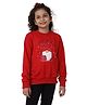Ninos Dreams Christmas Santa Printed Full Sleeves Sweatshirt - Red