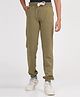 Zion Boys Full Length Solid Track Pants- Green