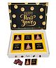 Expelite Happy New Year Chocolate Gift Box - 200 gm