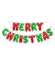 Amfin Merry Christmas Round And Star Foil Balloon Red and Green - Pack of 14