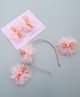Pine Kids Hair Accessories  Free Size Combo Pack Of 5 - Peach
