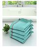 Athom Living 100% Premium Cotton Bath Towel Pack Of 4 - Green