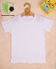 COCOON ORGANICS Half Sleeves Solid Anti-Microbial Tee - White