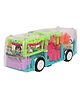 VGRASSP Gear Display 360 Degree Musical Rotating Transparent Mechanical Bus - Multicolor