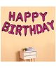 Johra Happy Birthday Letter Foil Banner Decoration Rose Gold - Pack of 13