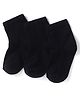 Cutewalk by Babyhug Anti-Bacterial Ankle Length Socks Pack of 3 - Black