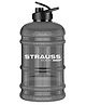 Strauss Gallon Shaker Water Bottle With Mixer Black - 1.5 Litres 
