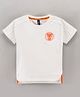 Play by Little Kangaroos Half Sleeves T Shirts - White
