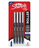 Sharpie Rollerball Pen With Needle Point Pack of 4 - Blue Ink