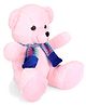 Funzoo Muffy Teddy Bear Soft Toy With Muffler Pink - Height 30 cm