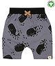 Turtledove London Organic Cotton Knee Length Shorts Whale Print - Grey