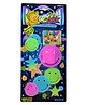 COMERCIO Glow in The Dark Fluorescent Smiley & Star Stickers - Multicolor