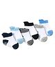 Momisy   Anti-Skid Non Slip Trainer Ankle Length Socks Pack Of 6 - Multicolor