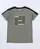 Cucu Fun Half Sleeves T-Shirt Text Print - Grey