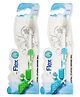 Yunicorn Max YMX 514 Lotus Flex Gun Toothbrush Design Pack Of 2 (Color May Vary)