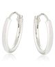 Eloish Sterling Silver Small Multi-Purpose Hoop Earrings - Silver