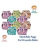 Chirsh Hosiery Cotton Cloth Nappies Pack of 10 - Multicolor