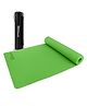 Strauss Anti Skid TPE Yoga Mat With Carry Bag 4 mm - Green