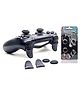 TMG Controller Analog FPS Extenders PS4 Thumbstick L2 R2 Trigger Extended Button Thumb Grips for PS4 Controller - Black