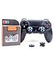 TMG Fifa 21 Theme Analog Controller Thumbgrips Rocker Supercap FPS Extenders Control Joystick Cap Thumb Grips for PS4 - Black White