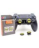 TMG Batman Theme Analog Controller Thumbgrips Rocker Supercap FPS Extenders Control Joystick Cap Thumb Grips for PS4 - Black Yelllow