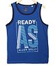 Allen Solly Juniors Cotton Sleeveless T Shirt Printed - Blue