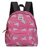 Genie Unicorn Casual Backpack Pink & Black - Height 14 Inches