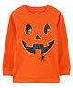 Carter's Halloween Jack-O-Lantern Jersey Tee - Orange