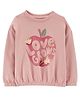 Carter's Love Grows French Terry Top - Pink