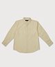Gini & Jony Full Sleeves Cotton Solid Color Shirt - Yellow