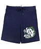 Marvel By Wear Your Mind Graphic Print Shorts - Navy Blue