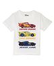 Disney By Wear Your Mind Half Sleeves Cars Print Tee - White
