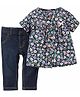 Carter's 2-Piece Top & Jeans Set
